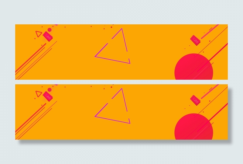 扁平淘宝banner高清