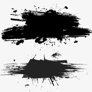 墨水png元素免抠