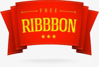 RIBBBON图标淘宝促销标签免抠