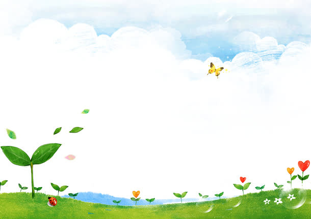 儿童海报背景免抠手绘/卡通卡通元素