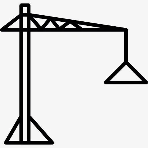 建筑起重机图标免抠