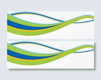 绿色线条免抠