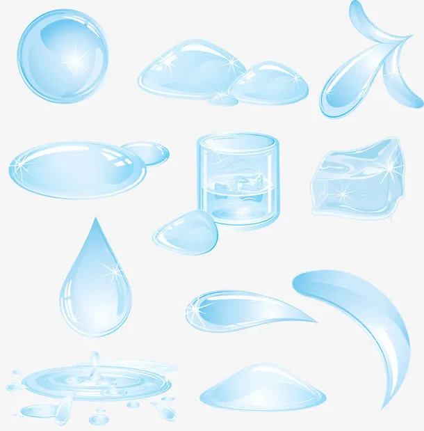 各种水滴免抠