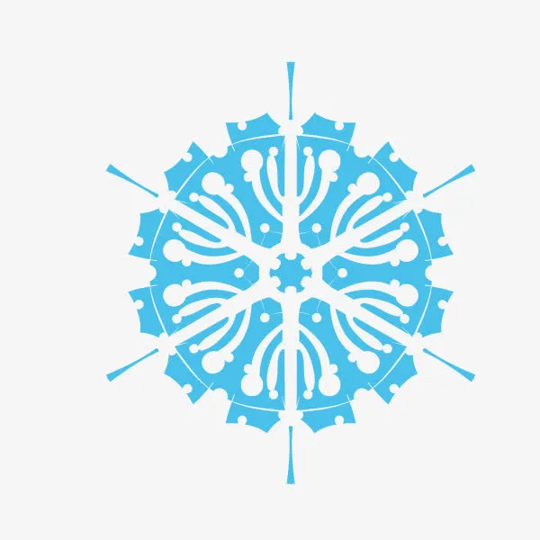 花纹底纹 雪花 装饰图案 淡蓝色免抠