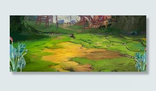 卡通场景背景素材高清