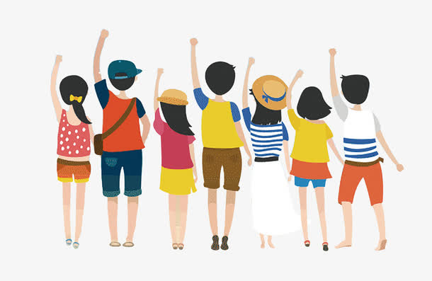 毕业季组团旅行促销海报免抠