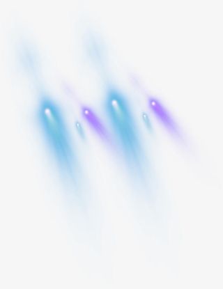 炫彩光线线条免抠