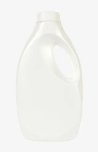 白色塑料包装的洗衣液清洁用品实免抠