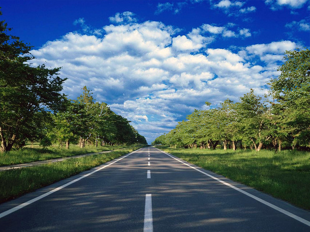 背景，蓝天，道路，PNG