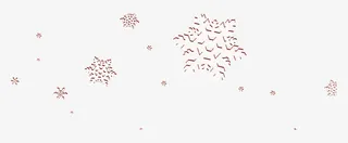 漂浮的雪花免抠