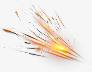 红色闪耀烟花爆竹免抠