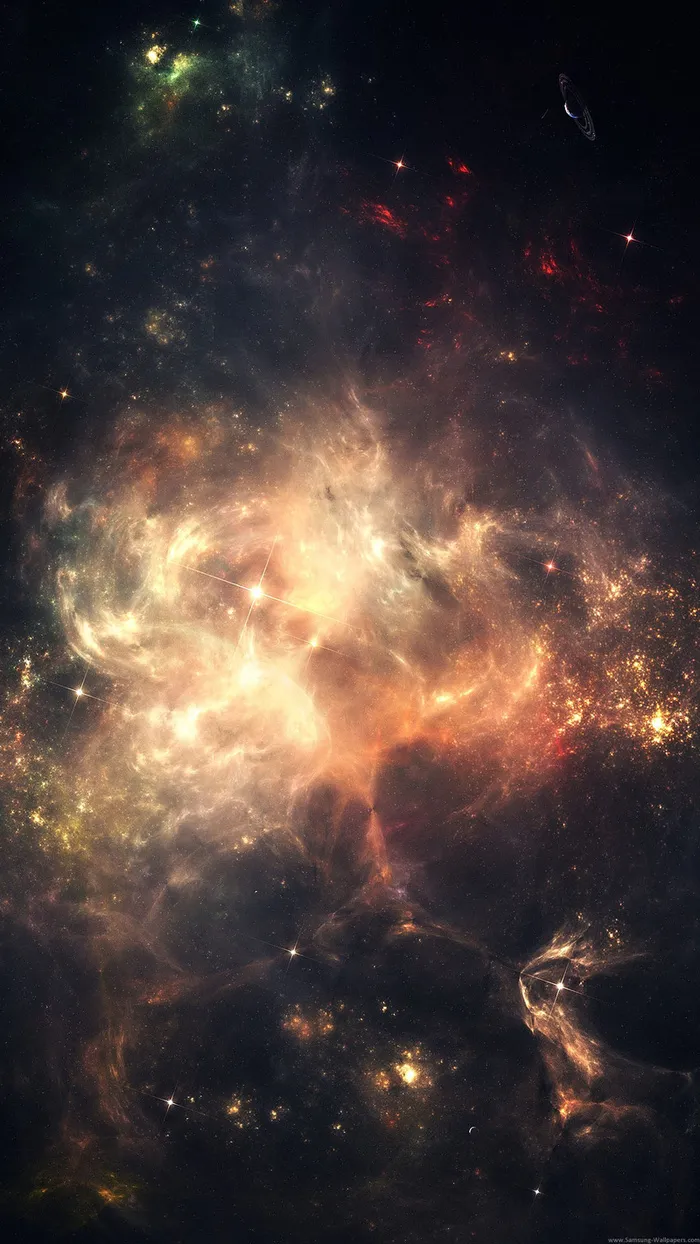 清新自然星空H5背景高清