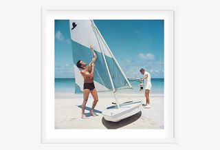 卡通图片挂画素材 帆船免抠