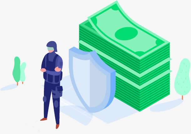 绿色金钱免抠