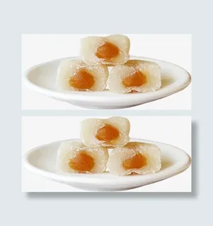 一盘红枣粽子端午节免抠