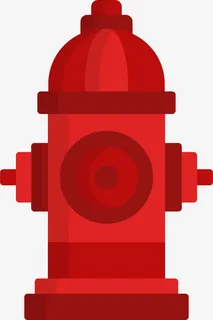 红色消防栓免抠