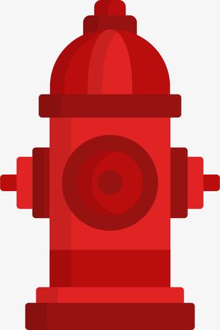 红色消防栓免抠