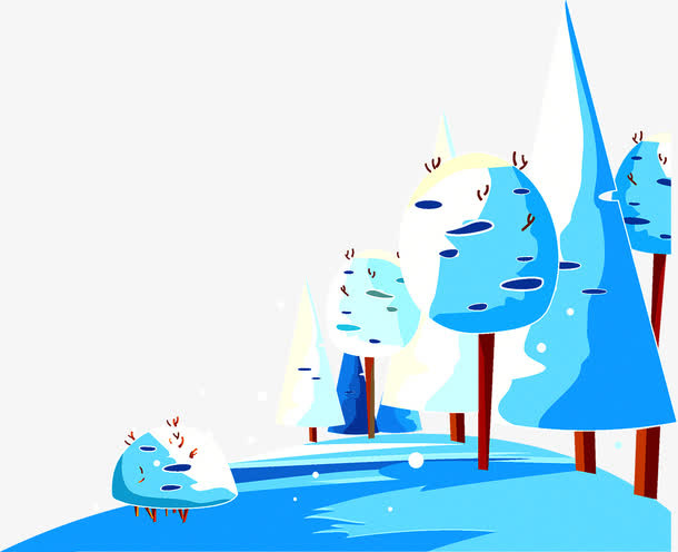 雪地免抠