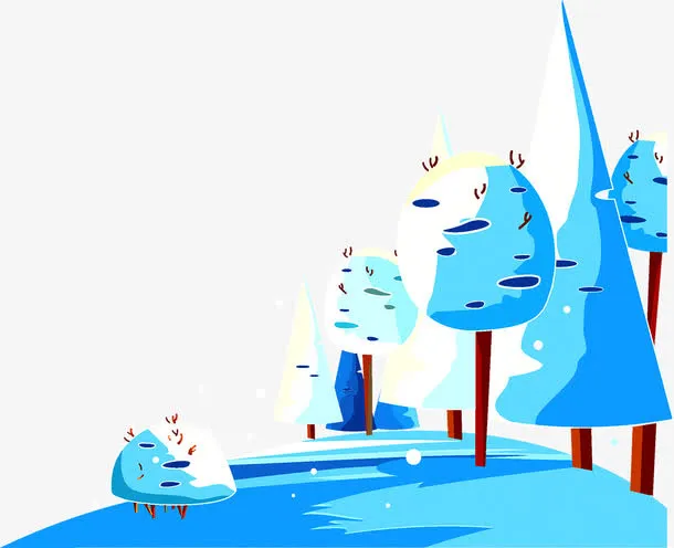 雪地免抠