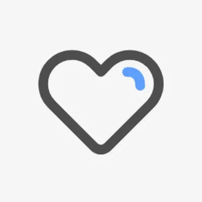 黑色边框蓝色点缀免抠