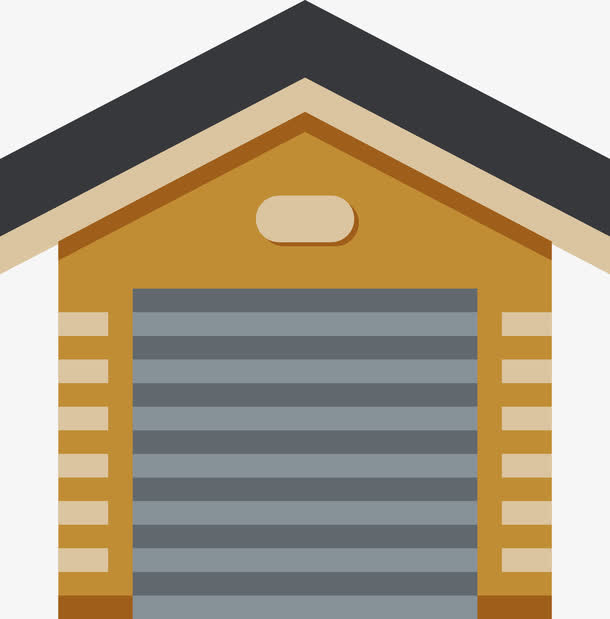 卡通小仓库图标免抠