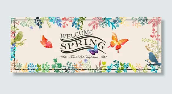 春天小清新背景高清