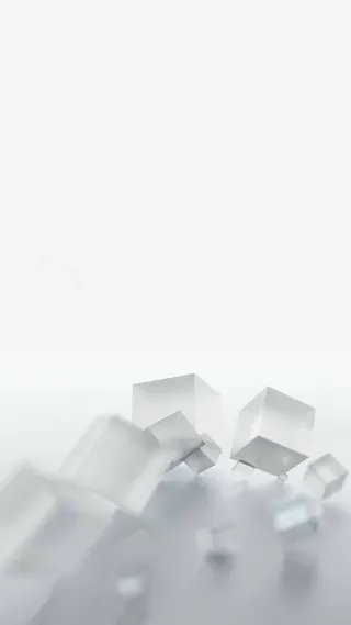 白色矢量立体石块背景高清