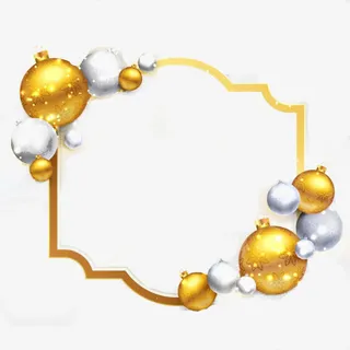 金属感恩节节日PPT设计边框免抠