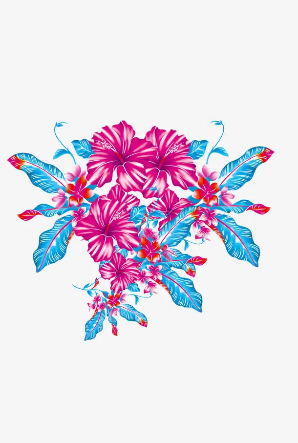 花花底纹免抠