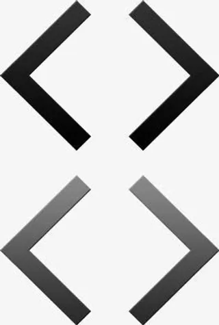 手绘黑灰色箭头图标免抠