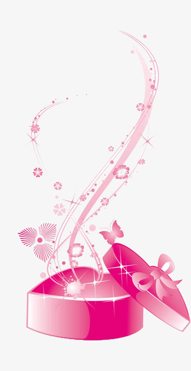 唯美的礼盒免抠