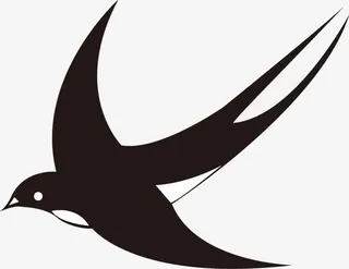 春天燕子元素免抠装饰动物元素