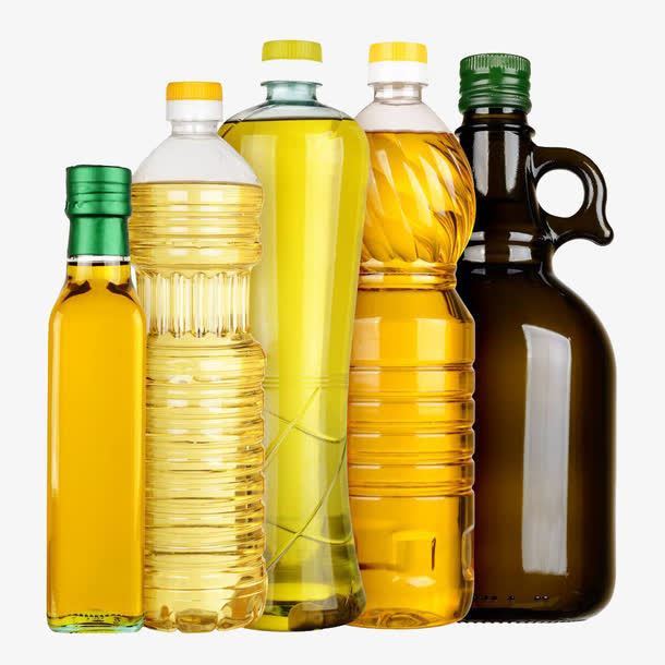 5瓶食用油免抠