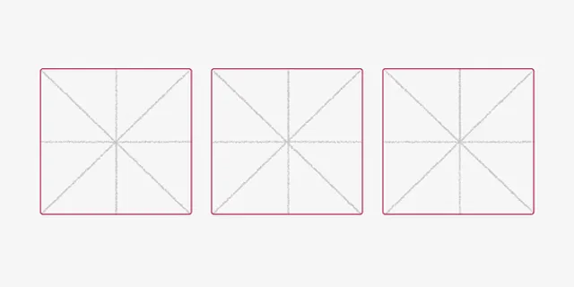 红色手绘 田字格免抠 红色手绘 田字格免抠