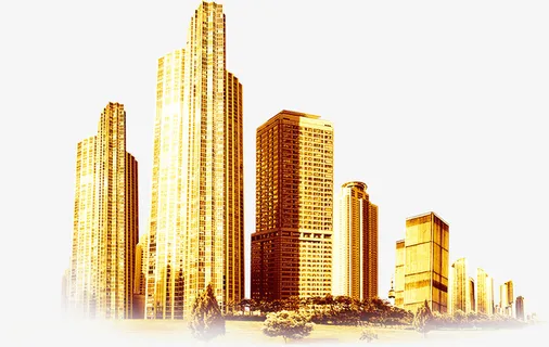 金色金融城市房地产免抠 金色金融城市房地产免抠