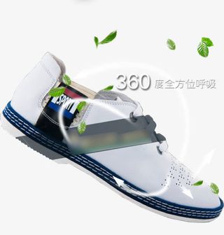 全方位立体透气男鞋免抠