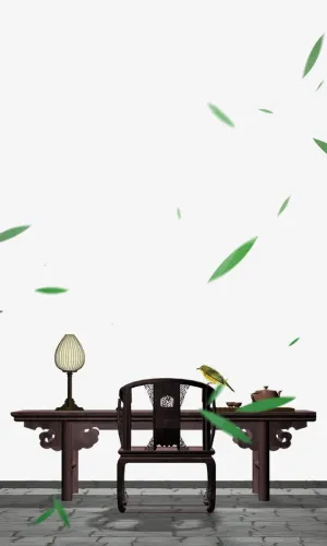 中国风桌椅免抠