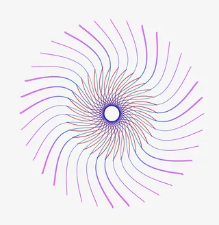 未来科技感线条免抠