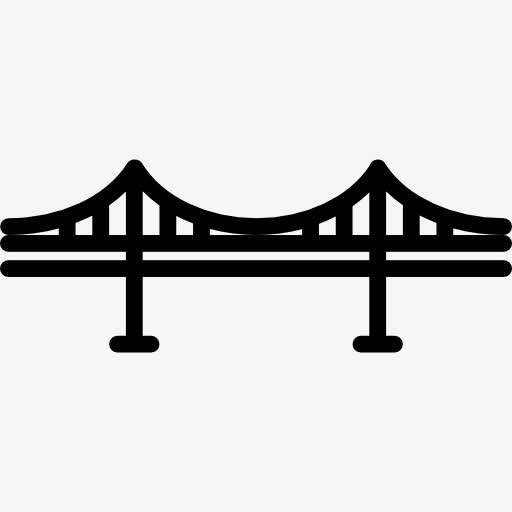 文森特托马斯桥图标免抠