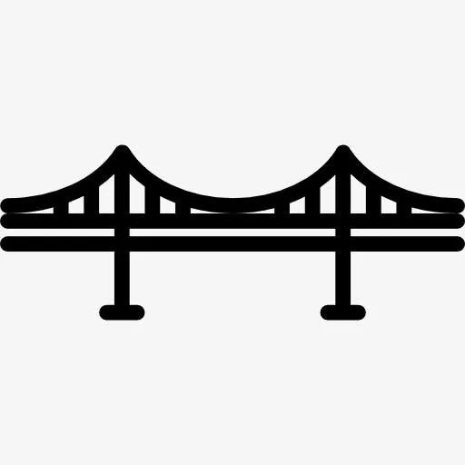 文森特托马斯桥图标免抠