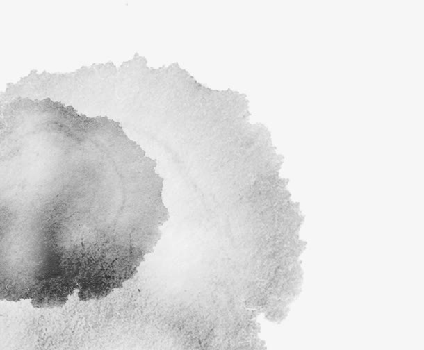 中国风水墨墨迹晕染效果免抠