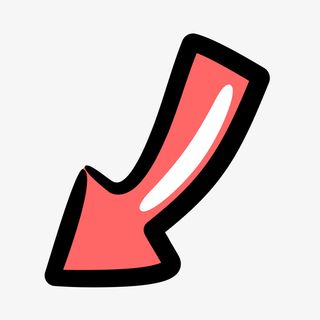 粉色箭头跳动免扣免抠