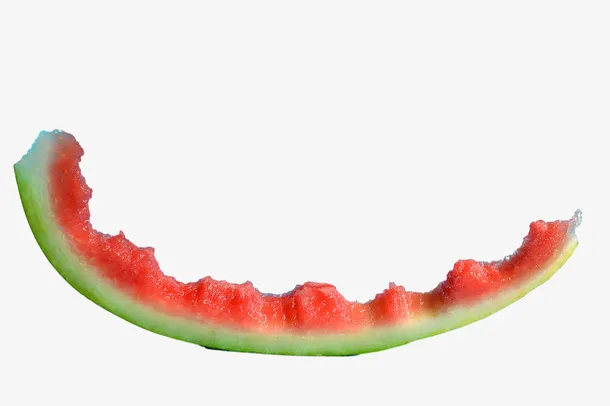 被啃的西瓜皮免抠
