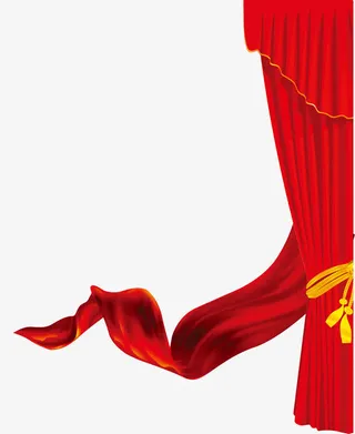 彩带 喜庆元素免抠