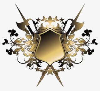 黄金色边框免抠