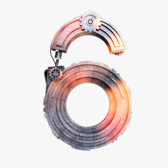 金属艺术字免抠