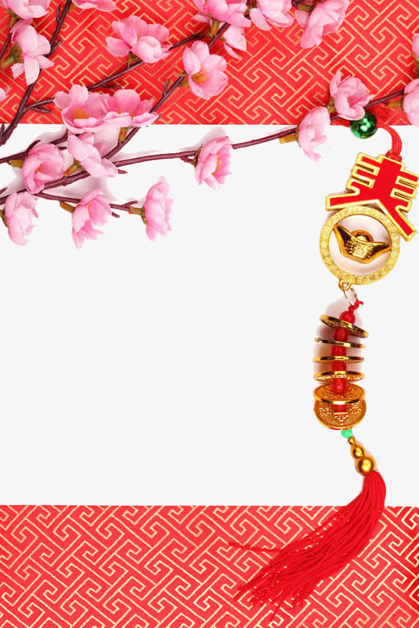红色春节喜庆背景