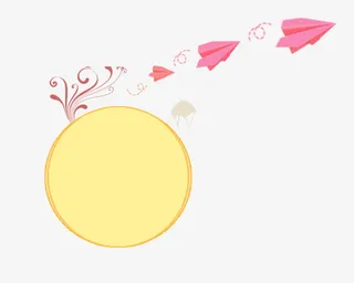 圆形文本框免抠