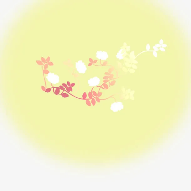 花朵月亮免抠