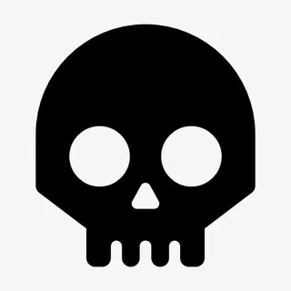骷髅头标志图标免抠